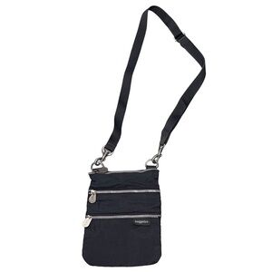 Baggallini Gray Nylon Crossbody Purse Bag